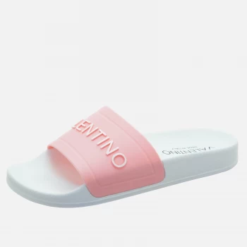 Image of Mario Valentino Shoes Womens Slide Sandals - Pink - UK 4
