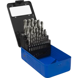 Image of Sealey 25 Piece HSS-G Drill Bit Set
