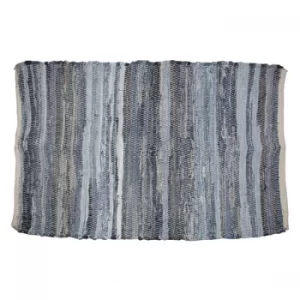 Image of Striped Denim Mat