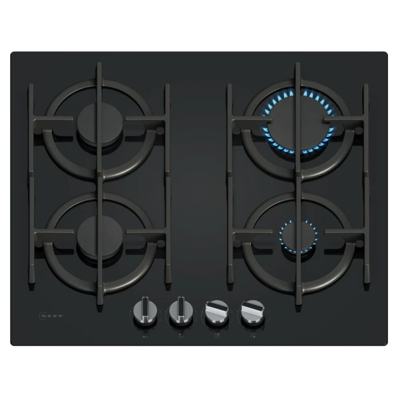 Image of NEFF N70 T26PIP4S0 59cm Gas Hob - Black