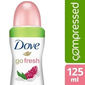 Image of Dove Go Fresh Pomegranate Aerosol Deodorant Compressed 125ml