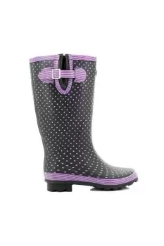 Image of Polka Dot Wellington Boots
