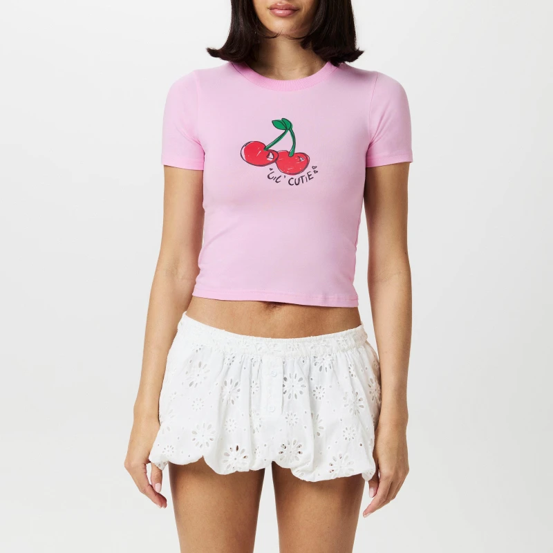 Image of Daisy Street Daisy Cherry BabyT - Pink Pink 8