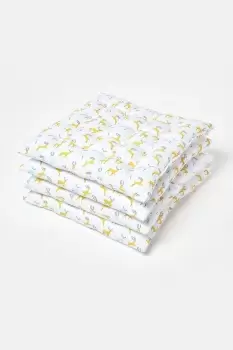 Image of Majestic Stag Grey Christmas Seat Pad Cotton Set of 4