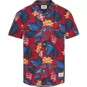 Image of Tommy Jeans Tjm Hawaiian Camp Shirt - Multi