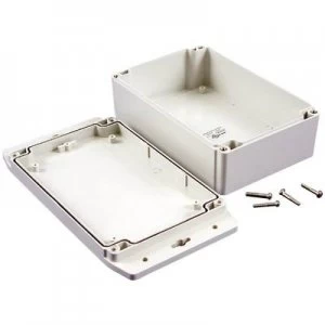 Image of Hammond Electronics 1555H2F42GY 1555H2F42GY Universal enclosure 180 x 120.79 x 62 Polycarbonate (PC) Light grey
