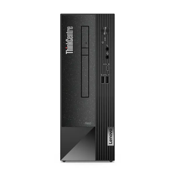 Image of Lenovo ThinkCentre neo 50s Intel Core i3 i3-13100 8GB DDR4-SDRAM 256GB SSD Windows 11 Pro SFF PC Black 12JH000HUK