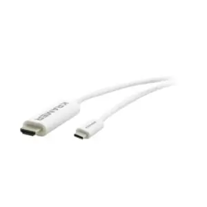 Image of Kramer Electronics C-USBC/HM-6 video cable adapter 1.8 m USB Type-C HDMI Type A (Standard) White