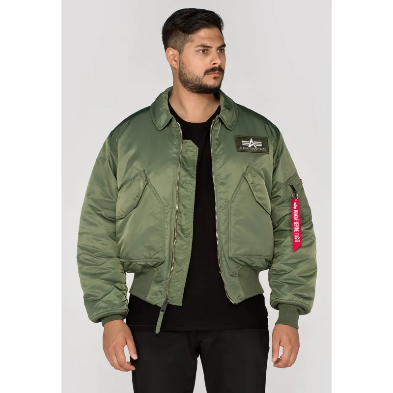 Image of alpha industries Bomber Alpha Industries CWU 45 Vert Male M