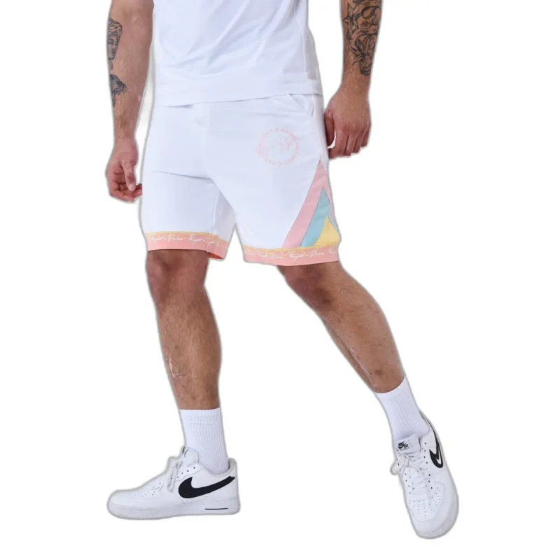 Image of Project X Paris Colored band shorts Project X Paris Blanc Male XL