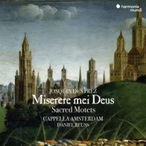 Image of Josquin Des Prez Miserere Mei Deus/Sacred Motets by Josquin Desprez CD Album