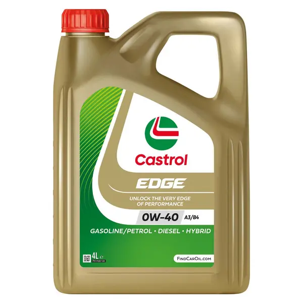 Image of Castrol Engine oil Castrol EDGE 0W-40 A3/B4 Capacity: 4l, Synthetic Oil 15F6B5