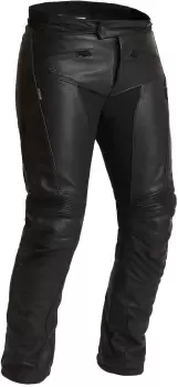 Image of Halvarssons Oxberg Ladies Motorcycle Leather Pants, black, Size 40 for Women, black, Size 40 for Women