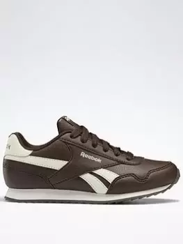 Image of Reebok Royal Classic Jogger 3 Shoes, Brown/White, Size 11.5 Younger, Women