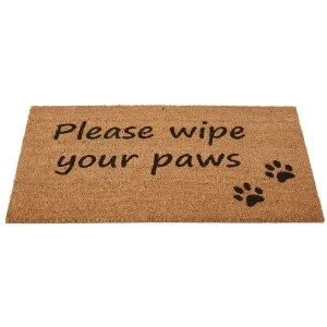 Image of Gardman Paws Coir Doormat