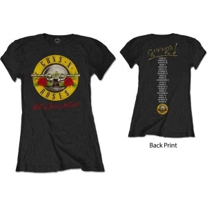 Image of Guns N' Roses - Not In This Lifetime Tour Womens Medium T-Shirt - Black