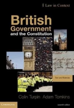 Image of British Government and the Constitution by Colin Turpin Paperback