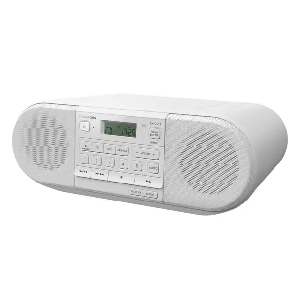 Image of Panasonic Portable DAB+ Radio with CD Bluetooth and USB RXD552EW