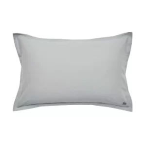 Image of Bedeck of Belfast Fine Linens Muro Oxford Pillowcase, Grey