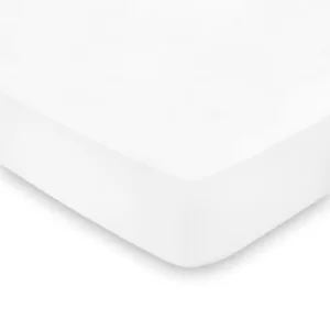 Image of Fable Brushed Cotton Kingsize Fitted Sheet, White