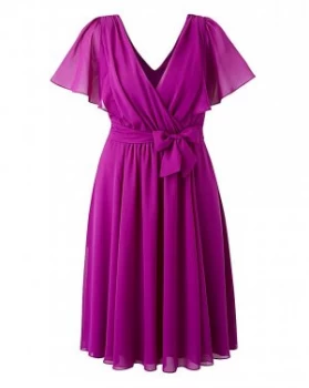 Image of Scarlett & Jo Flutter Sleeve Dress