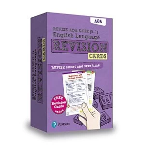Image of Revise AQA GCSE (9-1) English Language Revision Cards with free online Revision Guide Mixed media product 2017