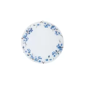 Image of Serena Glass Decorative Flush Ceiling Light 2 Light Chrome