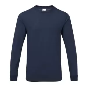 Image of Gildan Mens Hammer Heavyweight Long Sleeve T-Shirt (S) (Sport Dark Navy)