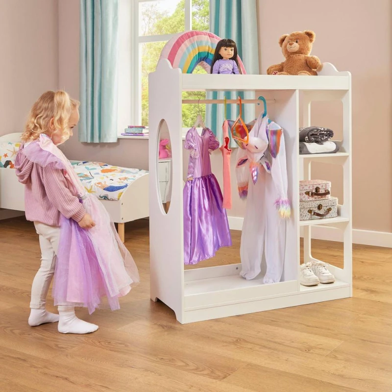 Image of Liberty House Toys Liberty House Kids Dressing Rail With Mirror LHT11118