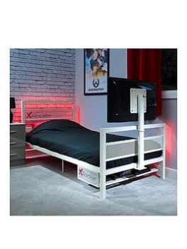 Image of X Rocker Base Camp Single TV Vesa Mount Bed - White - Fits Up To 32" Tv
