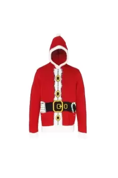 Image of Hooded Santa Design Jumper Sweatshirt