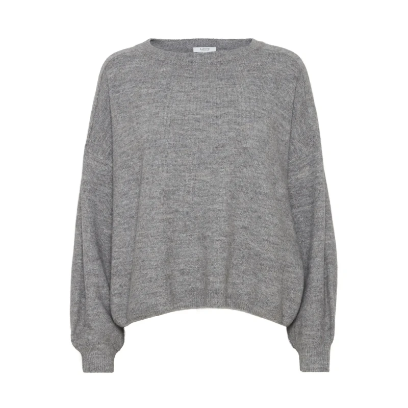 Image of b.Young Womens short sweater b.young Omuna Gris Female M