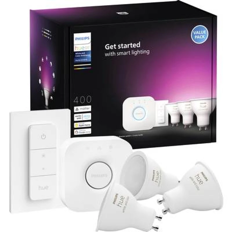 Image of Philips Hue Philips Hue White and colour ambience 929003666510 smart lighting Smart lighting spot Bluetooth 4.2 W 929003666510