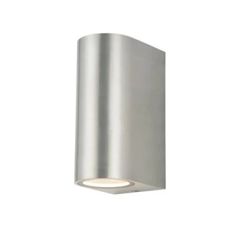 Image of Forum Lighting 35W Zinc Antar Up & Down Wall Fitting Stainless Steel - ZN-20930-SST