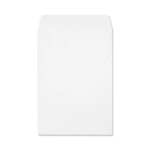 Image of Croxley Script C4 Peel and Seal Pocket Envelopes 120g/m2 Plain Pure White Pack of 250 Envelopes