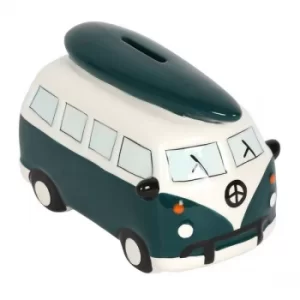 Image of Dark Green Campervan Moneybox