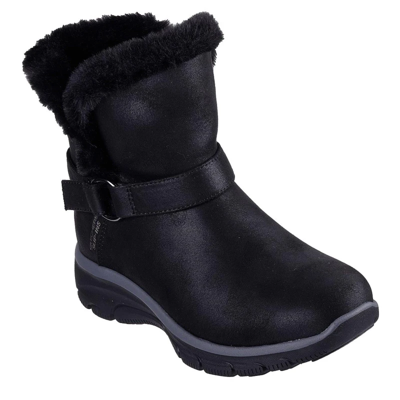 Image of Skechers Womens Sketchers Easy Going Dreamers Move Ankle Snug Boots Black female 2 (35)