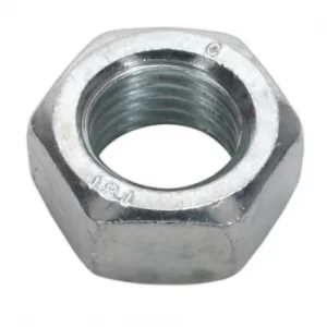 Image of Steel Nut M20 Zinc DIN 934 Pack of 10
