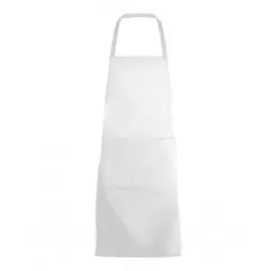 Image of SOLS Unisex Gramercy Bib Apron (One Size) (White)