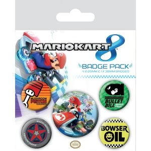 Image of Mario Kart 8 Badge Pack