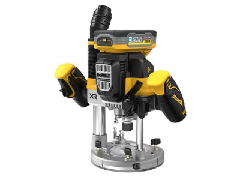 Image of DEWALT DCW620 18V XR 1/2" Cordless Brushless Router DCW620H2-GB Batteries: 2 x 5ah Li-ion Powerstack