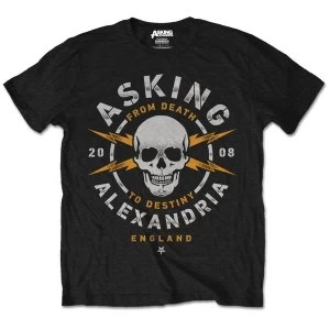 Image of Asking Alexandria - Danger Unisex Medium T-Shirt - Black