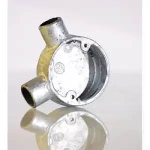 Image of Deta Angle Box Galvanised 20mm Dt25120G