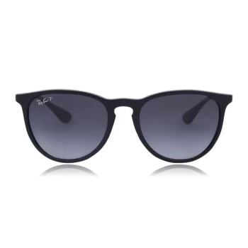 Image of Ray-Ban Erika 0RB4171 Sunglasses - RUBBER BLACK