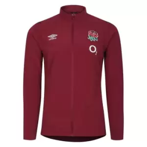 Image of Umbro England Rugby Press Jacket 2023 2024 Adults - Red