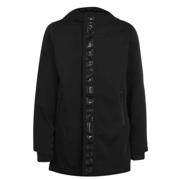 Image of KARL LAGERFELD Junior Boys Parka Jacket - Black
