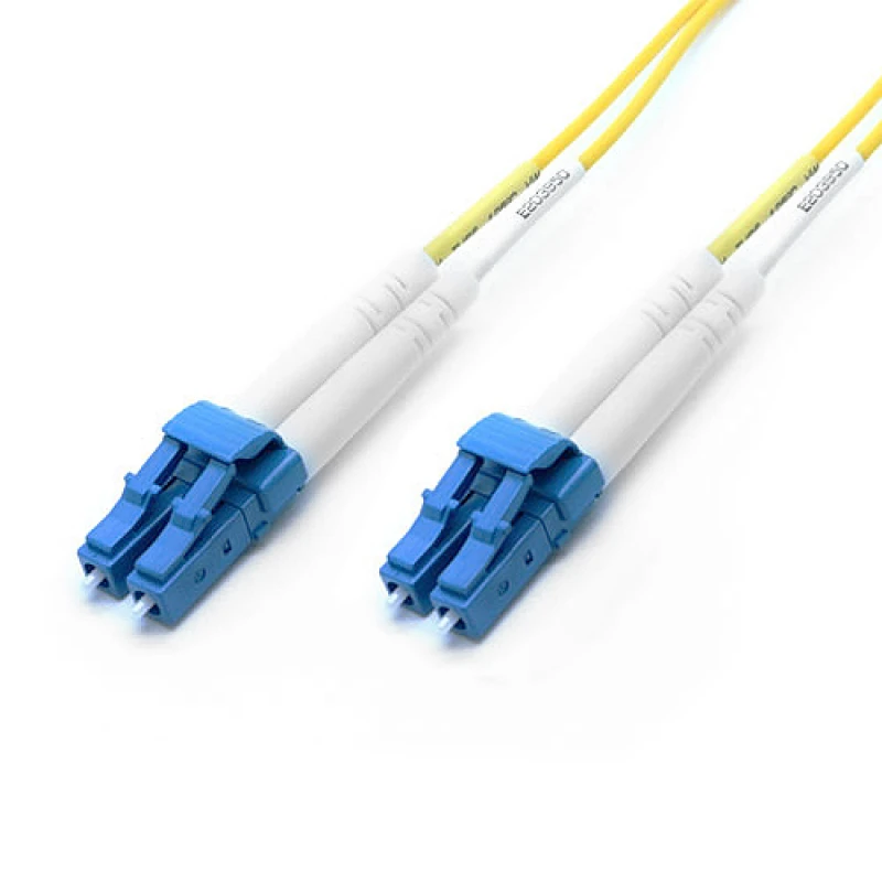 Image of Cablenet 2m OS2 9/125 LC-LC Duplex Yellow LSOH 1.8mm Minizip Fibre Pat