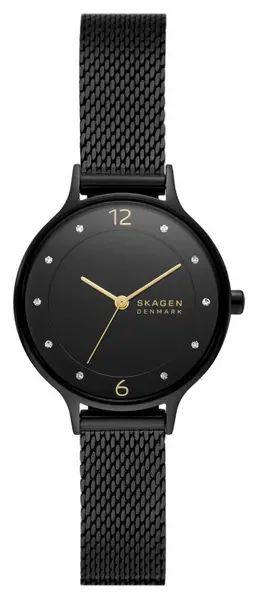 Image of Skagen SKW3112 Womens Anita Lille (30mm) Black Dial / Black Watch