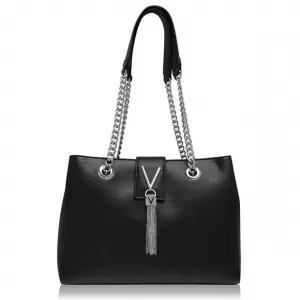 Image of Valentino Bags Womens Divina Tote Bag - Black