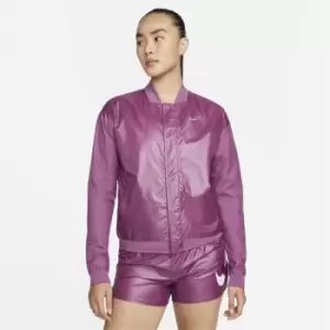 Image of Nike Swoosh Run Jacket Womens - Purple